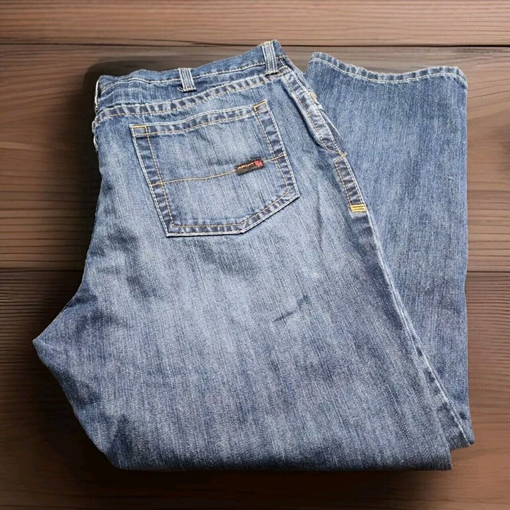 Ariat Jeans FR M4 Low Rise Boot Work Men’s Size 42x30 Fire Resistant